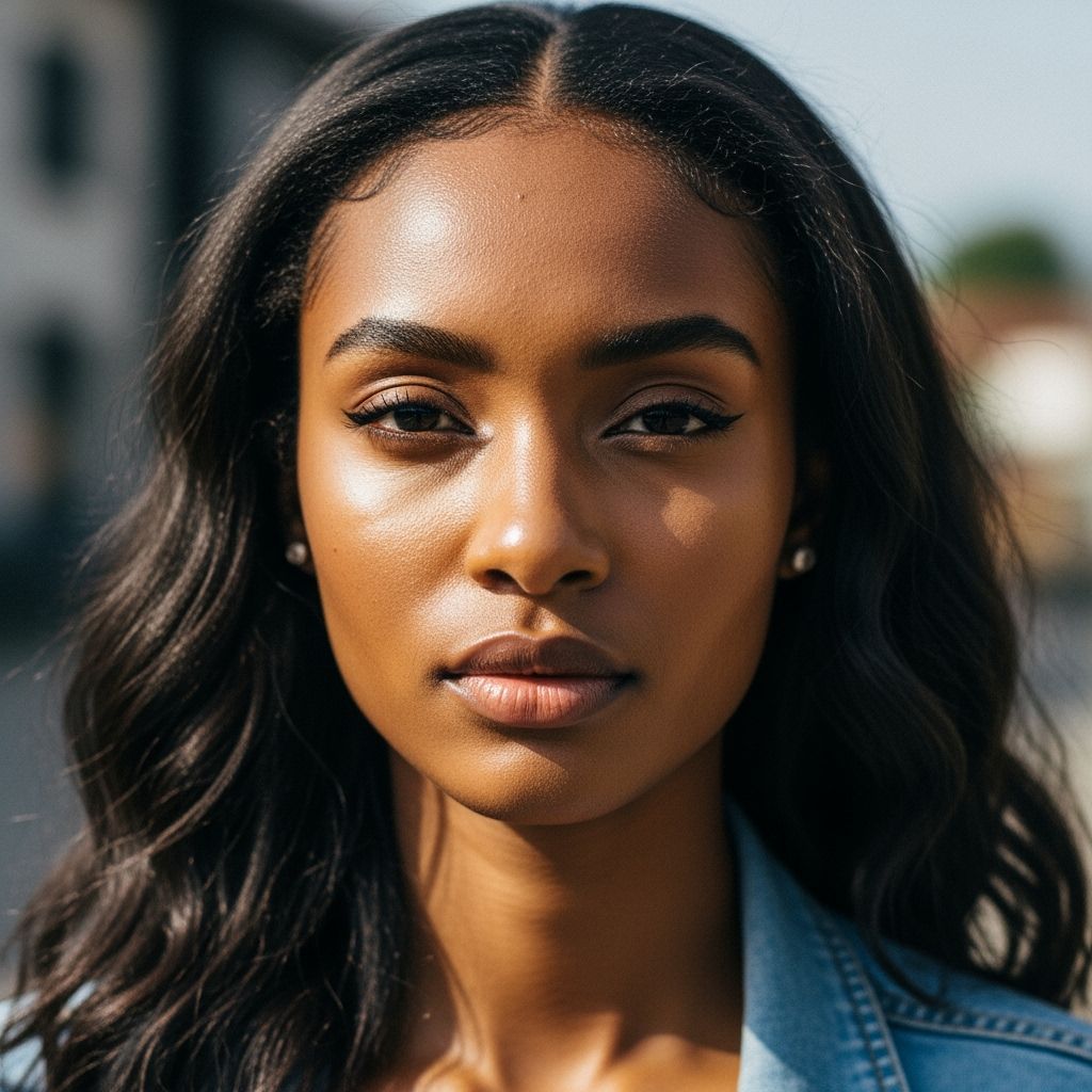 Congolese Woman Portrait in Photorealistic Style