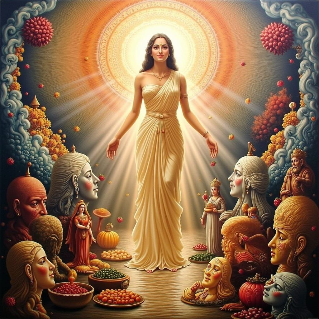 Masterpiece Painting of Beauty and Truth