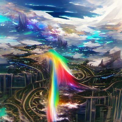 Rainbow Elysium: A Colorful Paradise