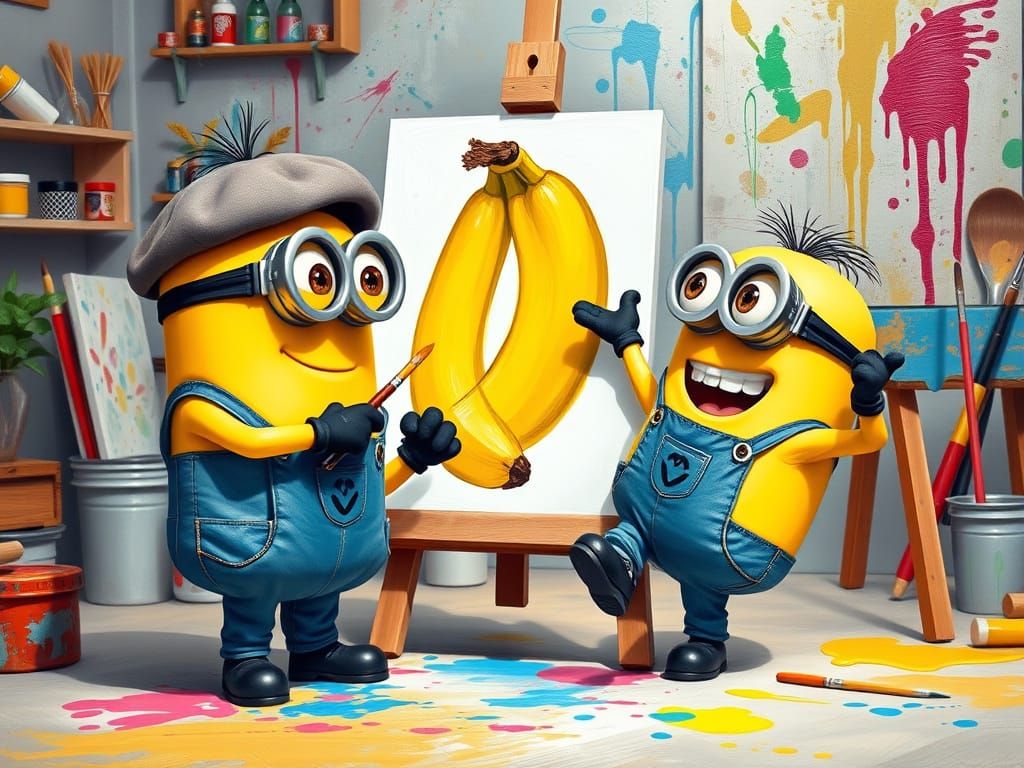 Painting Bananas!