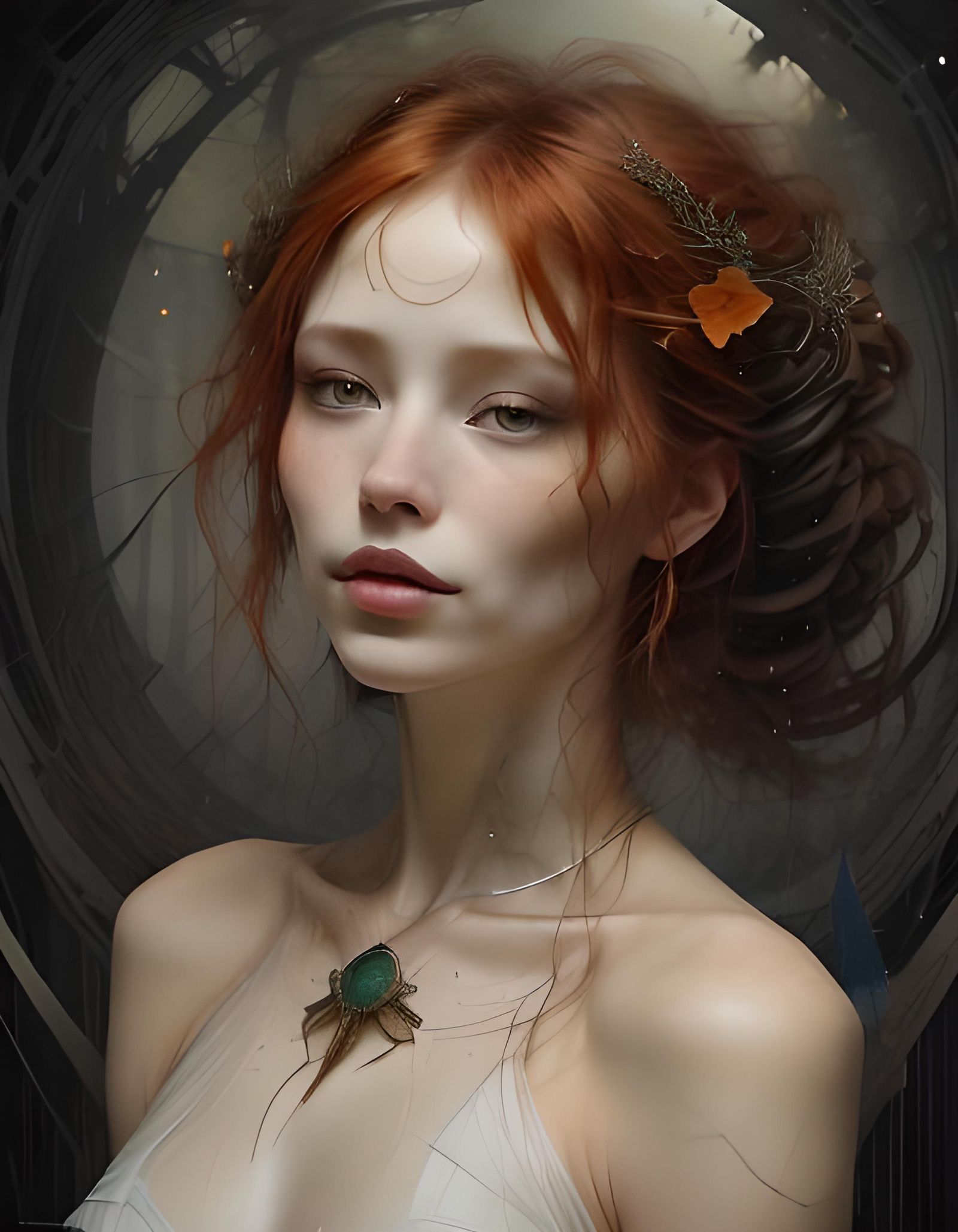 Ethereal Winter Portrait Inspired by Odd Nerdrum