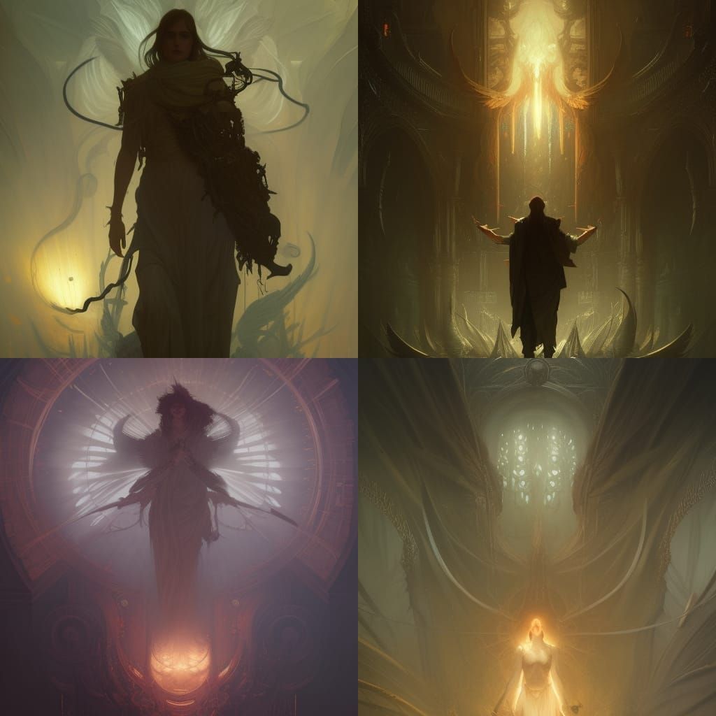 Dark Fantasy Son of Perdition, Hyperdetailed Concept Art