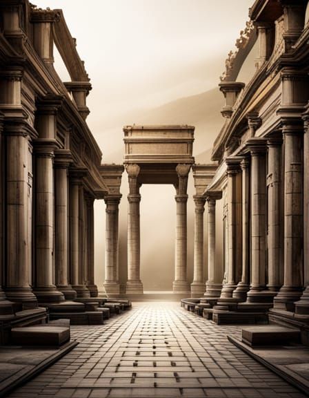 Ancient Civilization Ruins and Artifacts