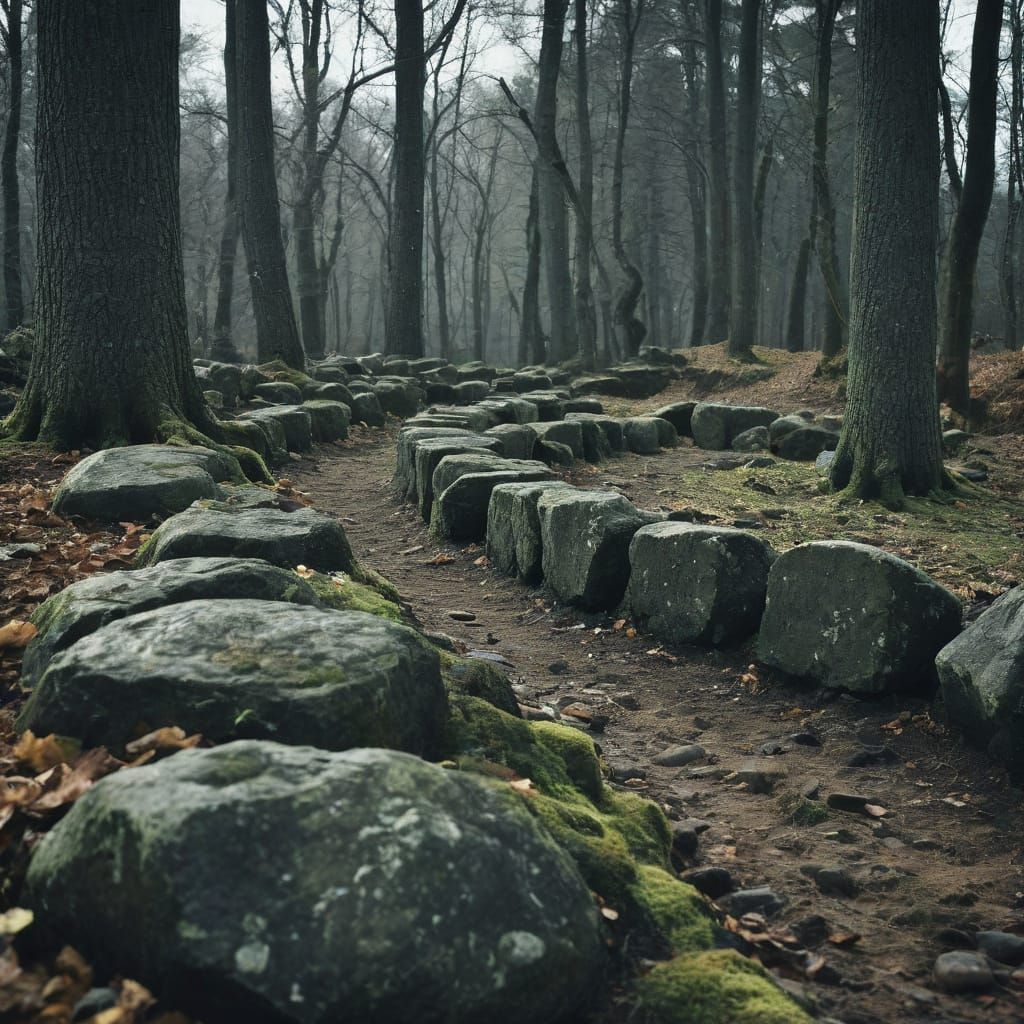 Rustic New England Landscape in Traditional Style
