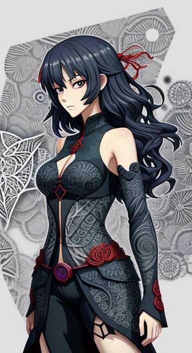 Rangoon Creeper in Anime Style