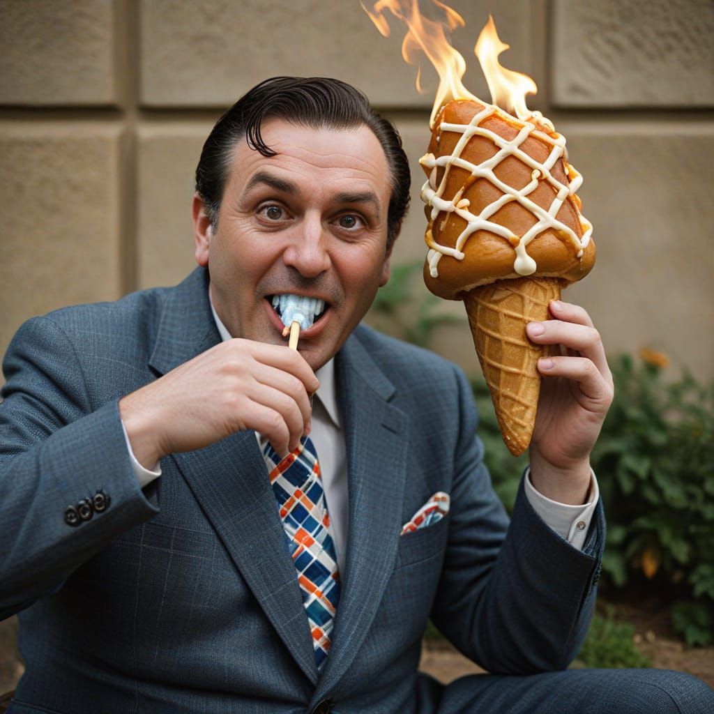 Occult Figures in Surreal Landscape, Figurative Expressionis...