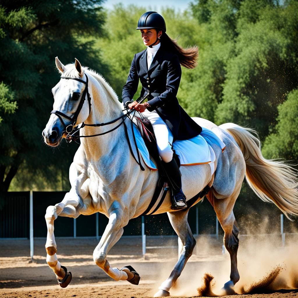 Rider and Arabian Horse: A Bond of Emotion