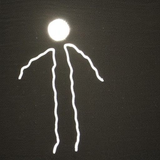 Wire Stick Figure Made of Unknown Metal