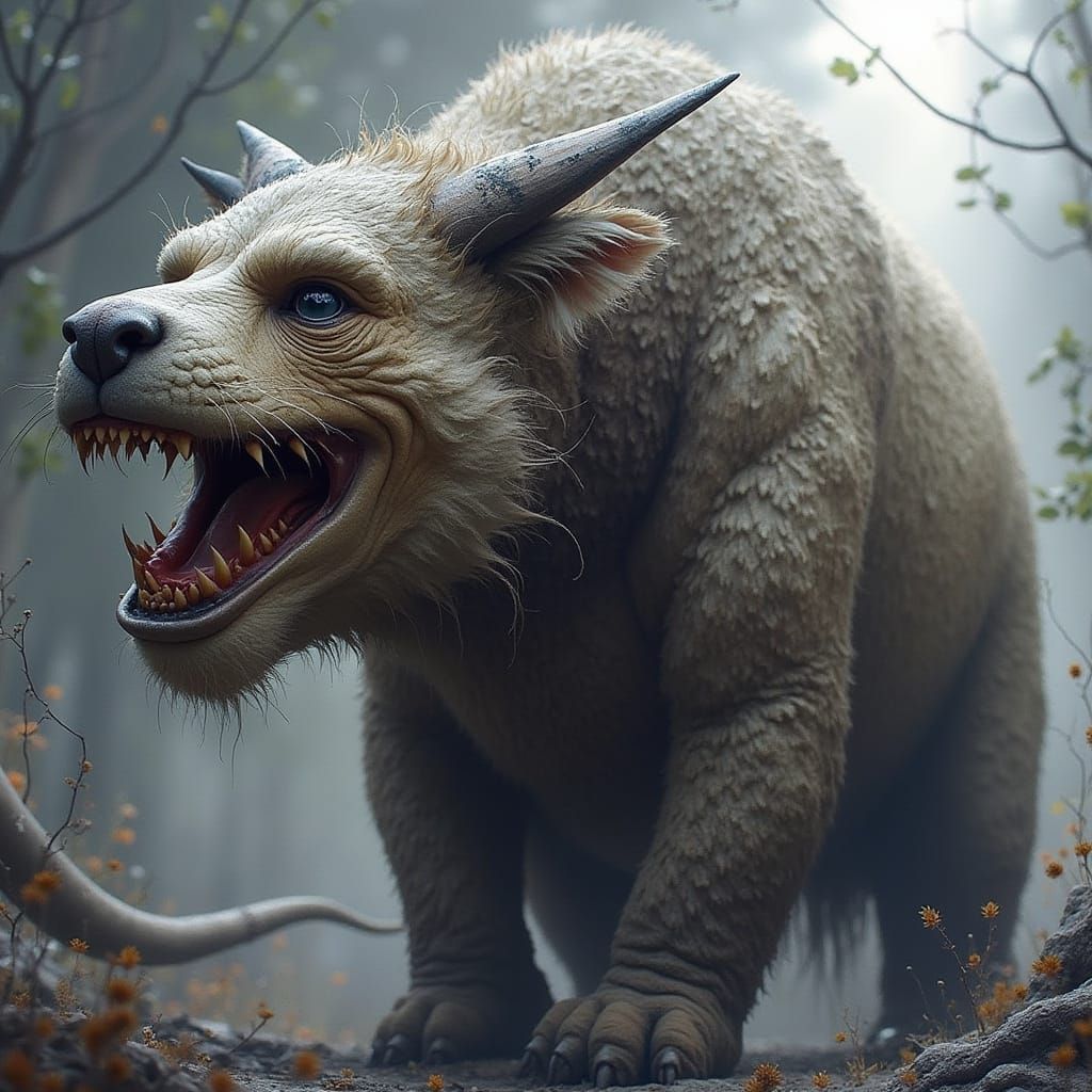 T-Rex with Trump Head: A Prehistoric Mashup