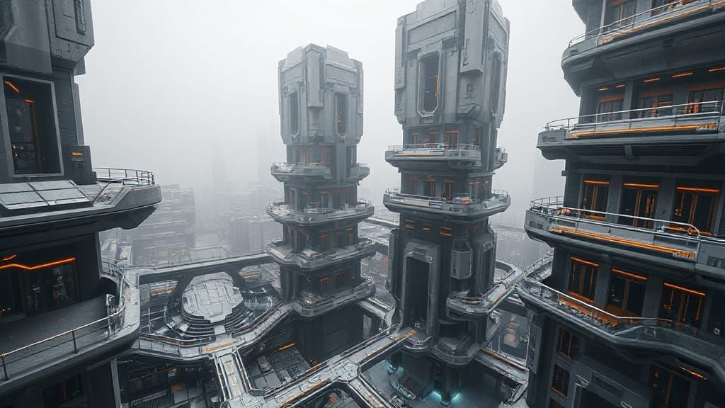 futuristic city