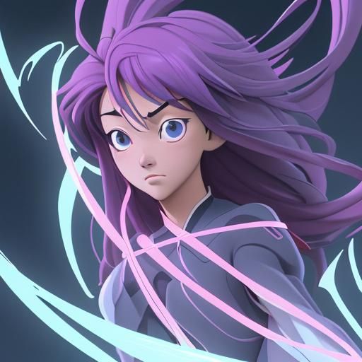 Anime Manga Scan in Studio Trigger Style