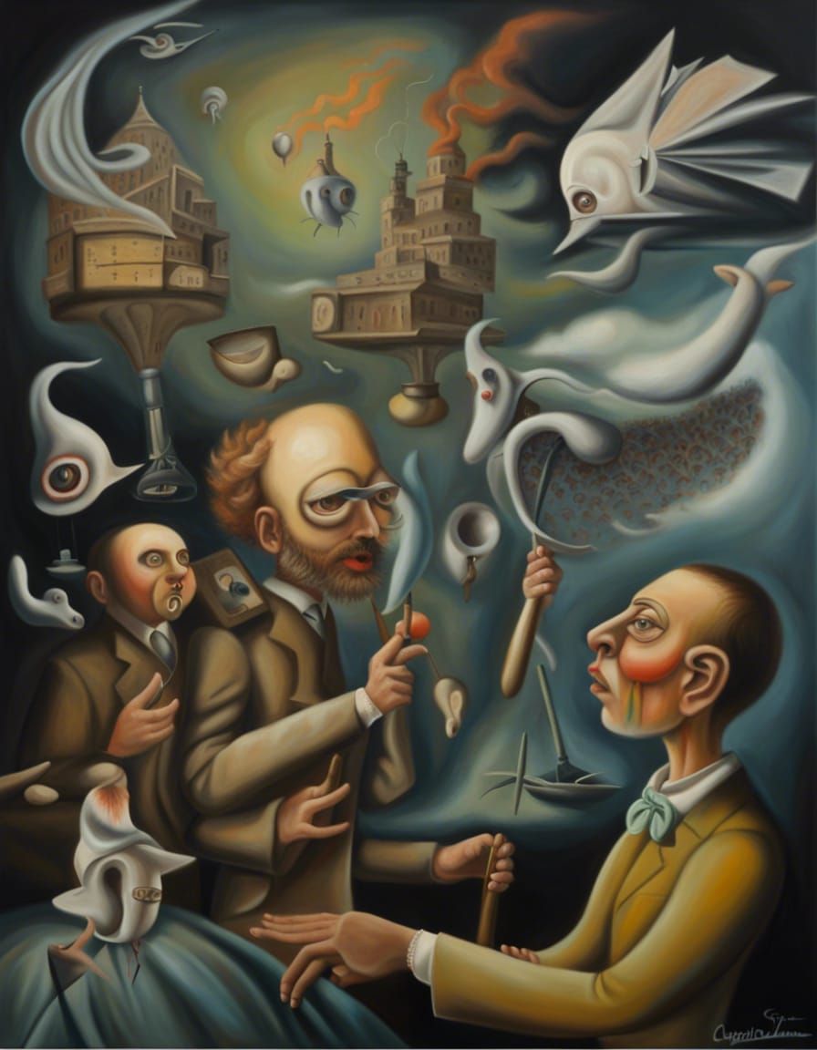 Surrealist Painting: Convincing Lunatics