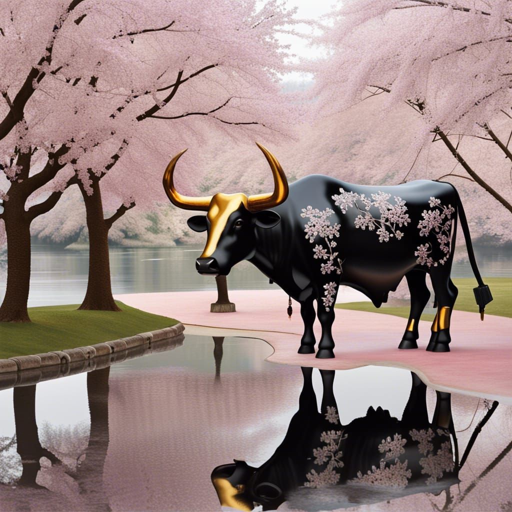 Cow Parade Cherry Trees #1, Masterplayer