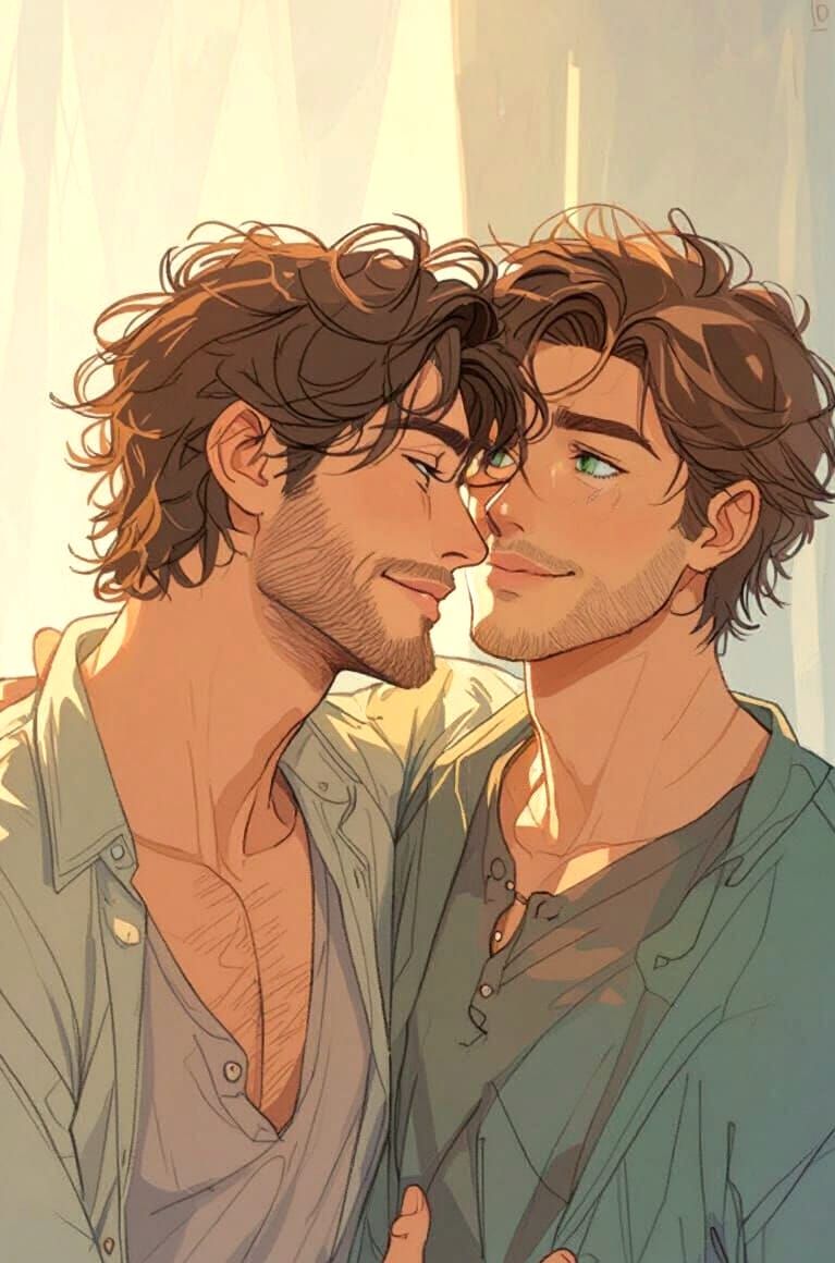 Passionate Romance Between Two Men
