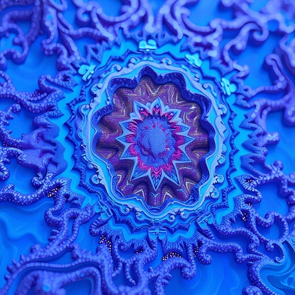 Distinguishing in Futuristic Metallic Style with Vibrant Fra...