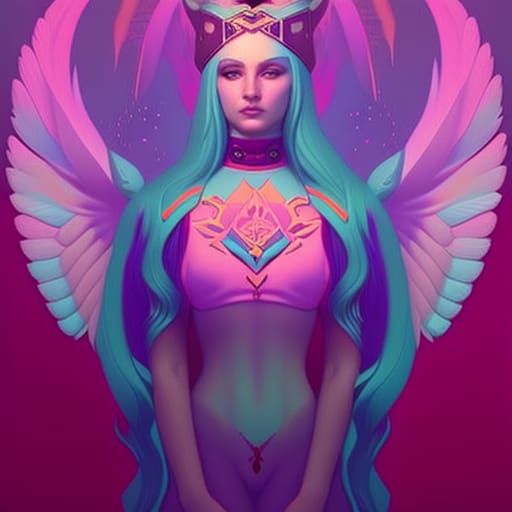 Fantasy Art God in Hyperrealistic Style