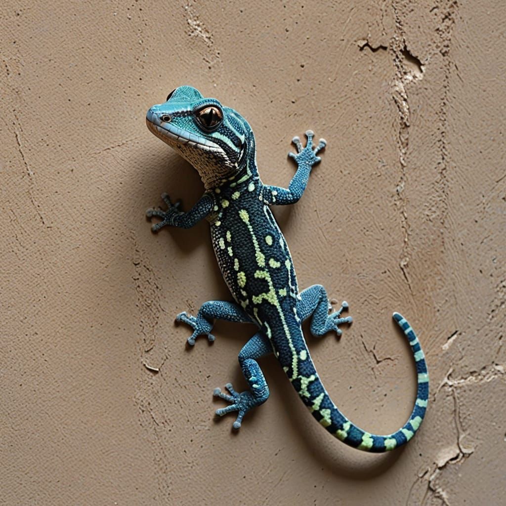 Gecko gide and seek champ spotted at last