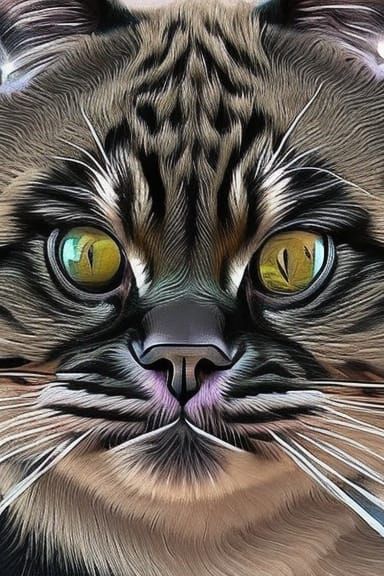 Grumpy Cat as Supervillain: Photorealistic Masterpiece