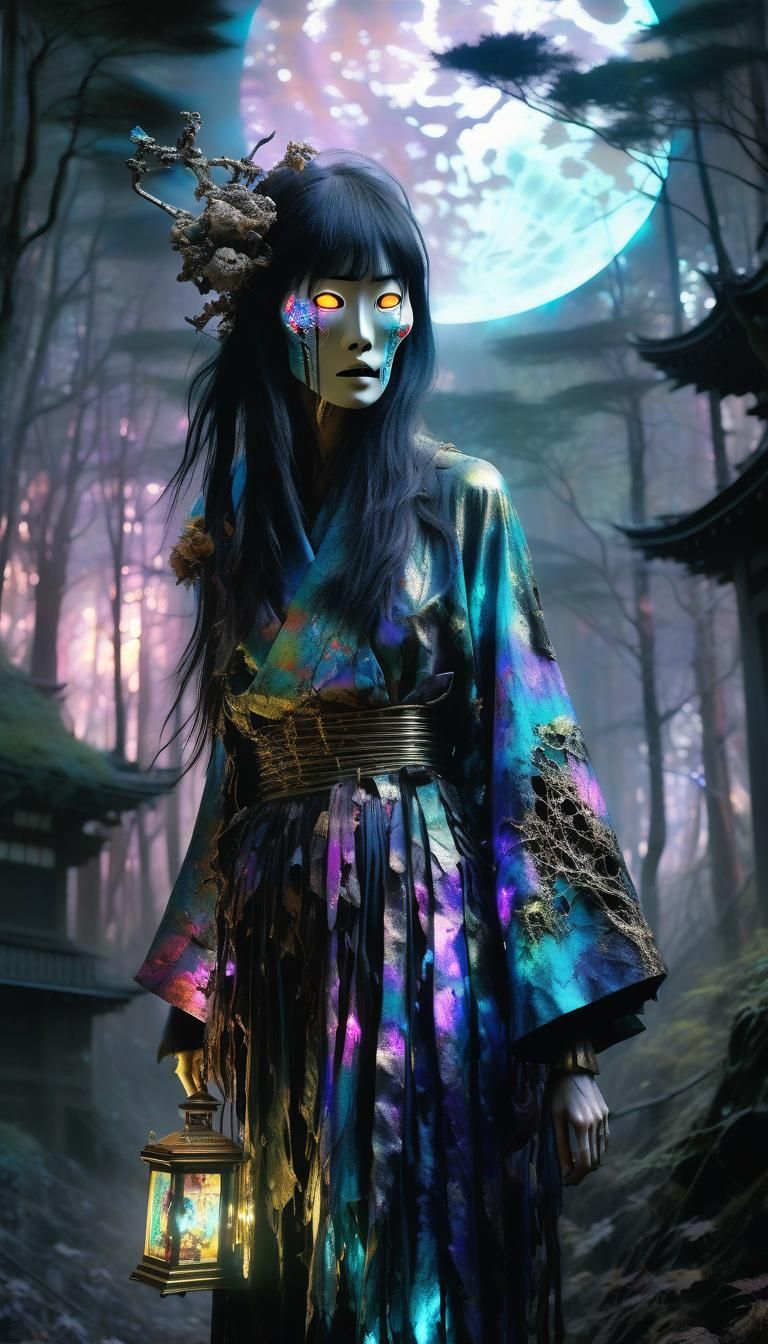 Enchanted Forest: Macabre Holographic Monster