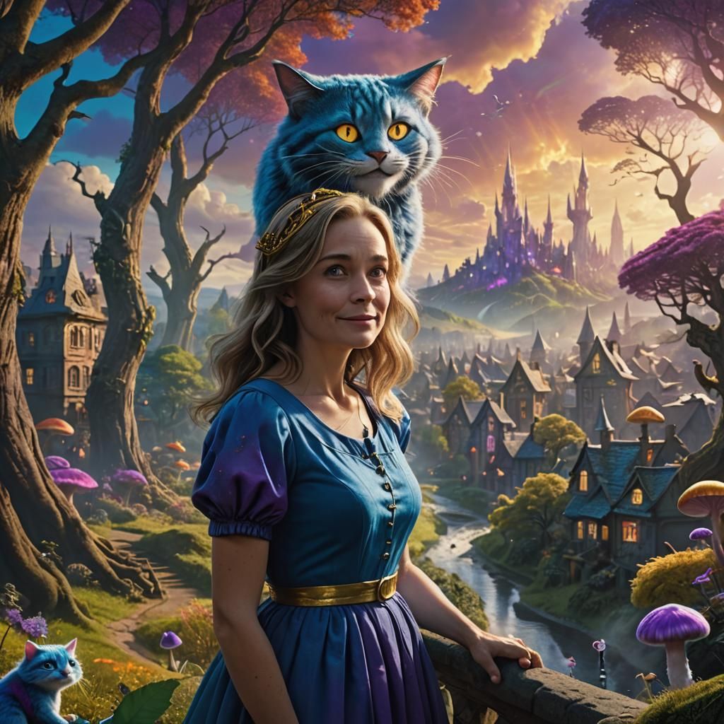 Alice in Urban Wonderland: A Digital Matte Painting