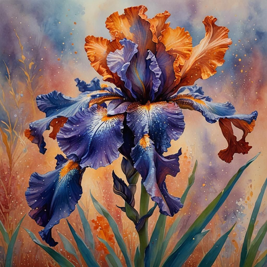 Blue iris