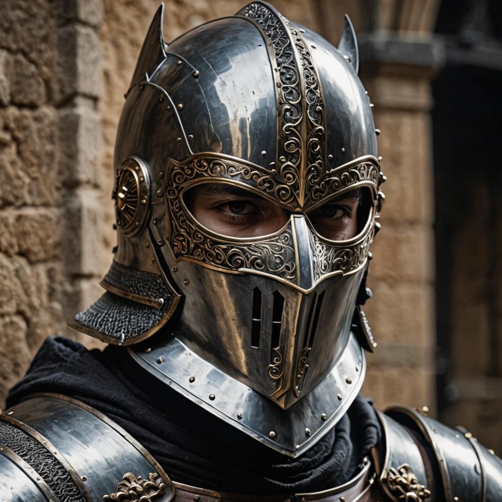 Masked Knight Close-Up