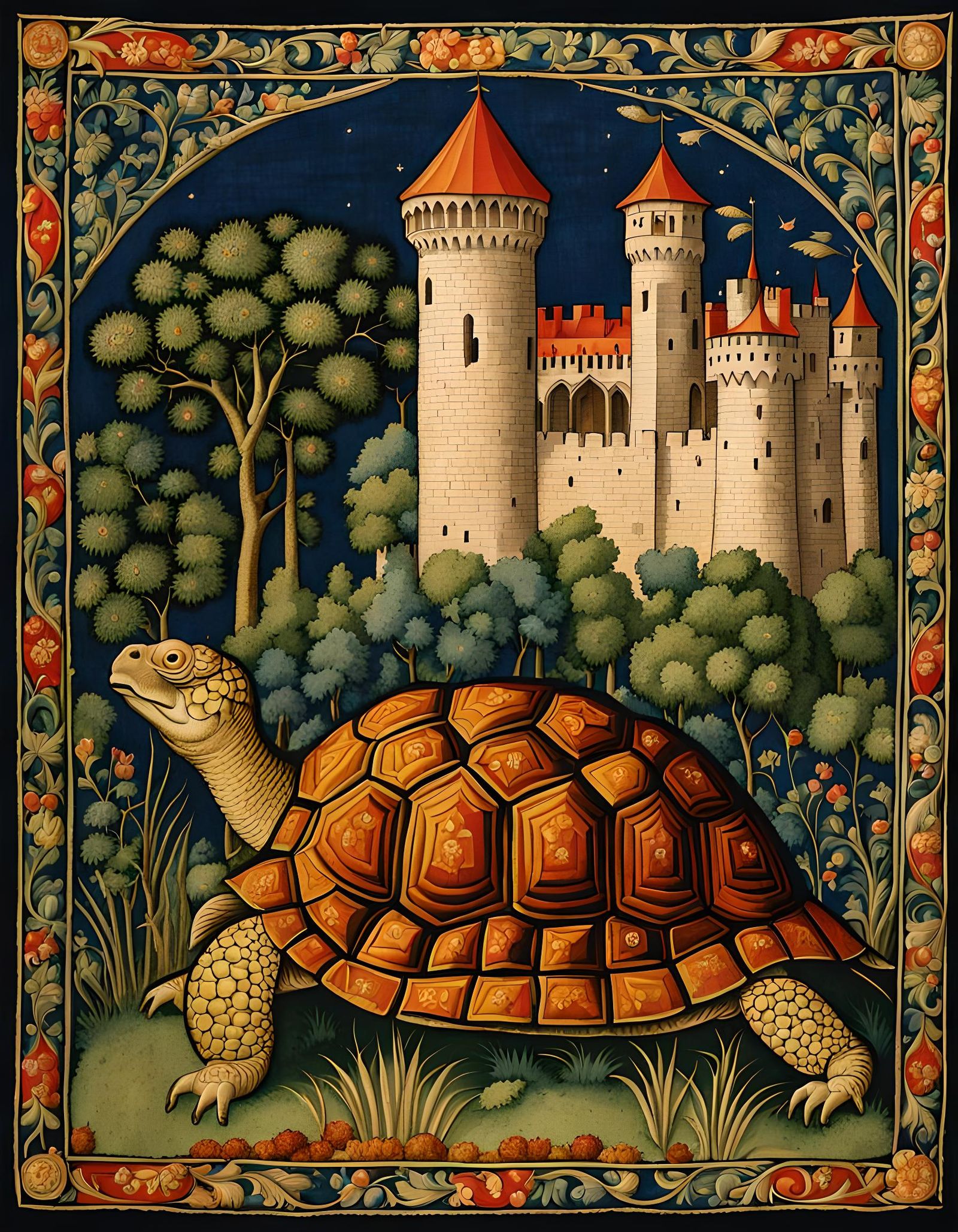 The Toulouse Tortoise Tapestry