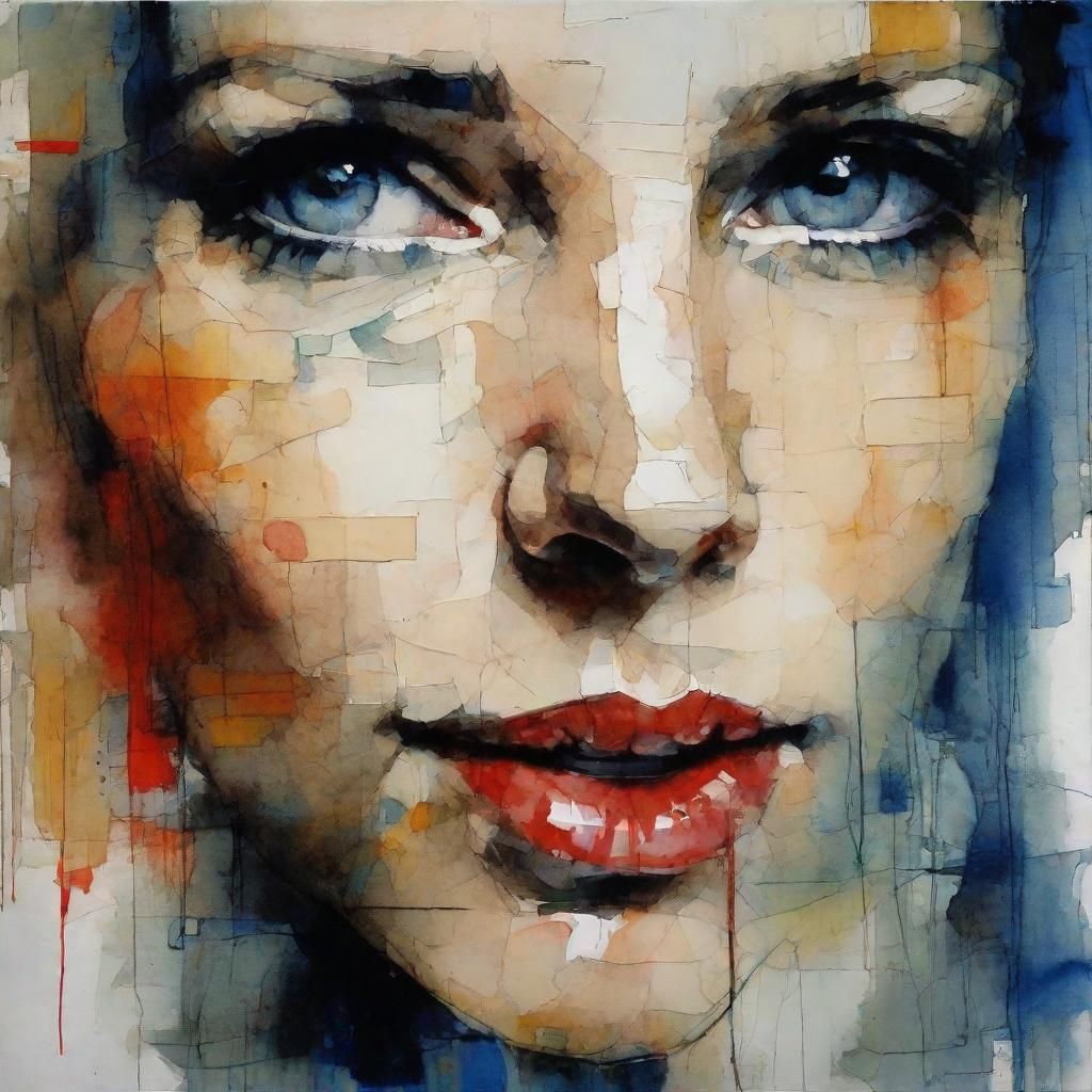 AI Rendition of Happiness: An Abstract Exploration