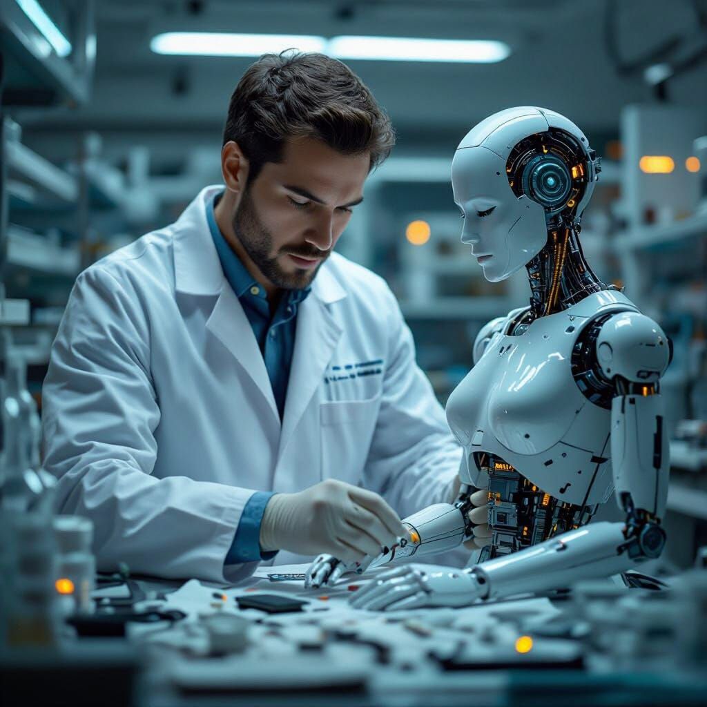 Scientist Discovers AI Inside Mannequin in Biomechanical Sty...