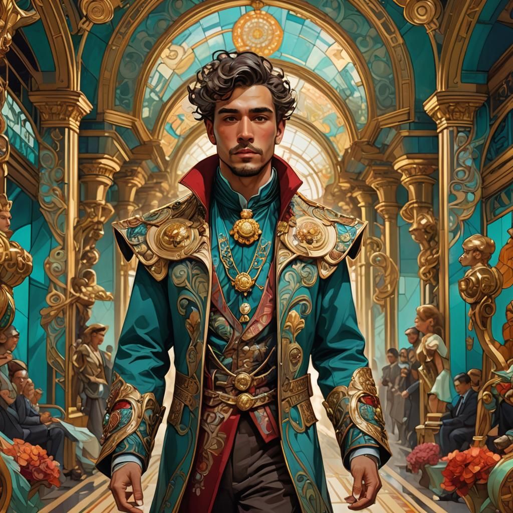 Imperial Runway: Art Nouveau High Fashion in Gold