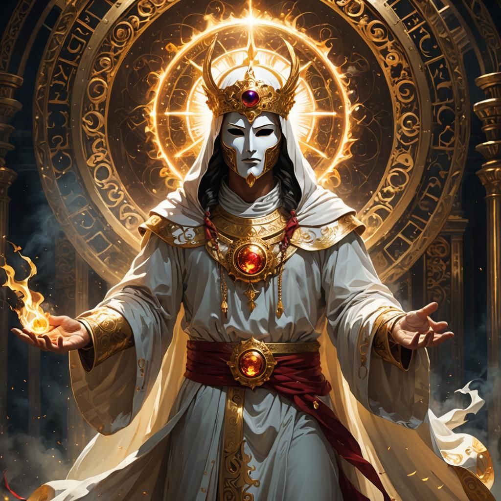 Divine Servant Purifies World with Sacred Light