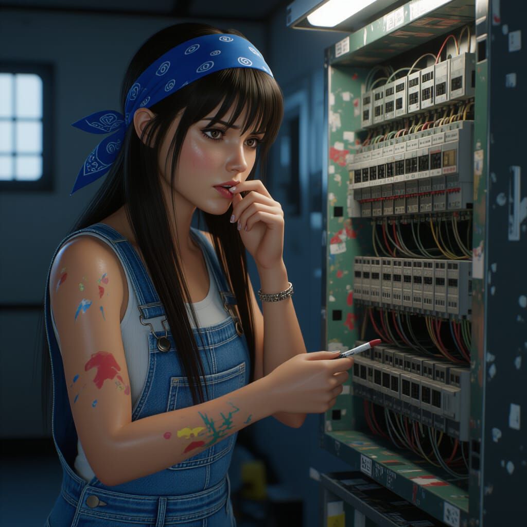 Decorating is one thing, but electrics??