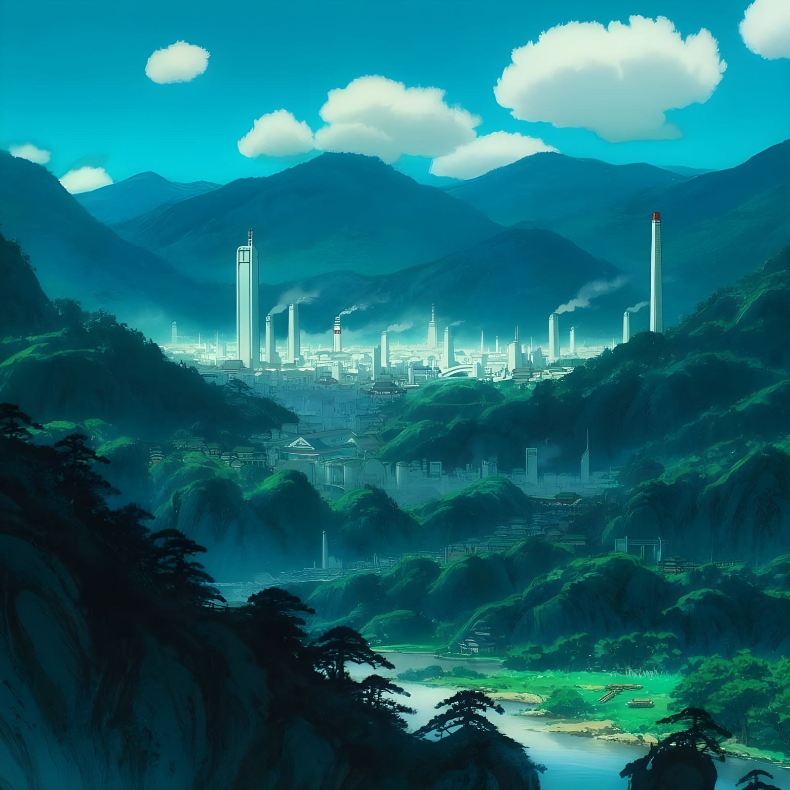 East Asian Mountain Landscape Confronts Urban Sprawl in Trad...