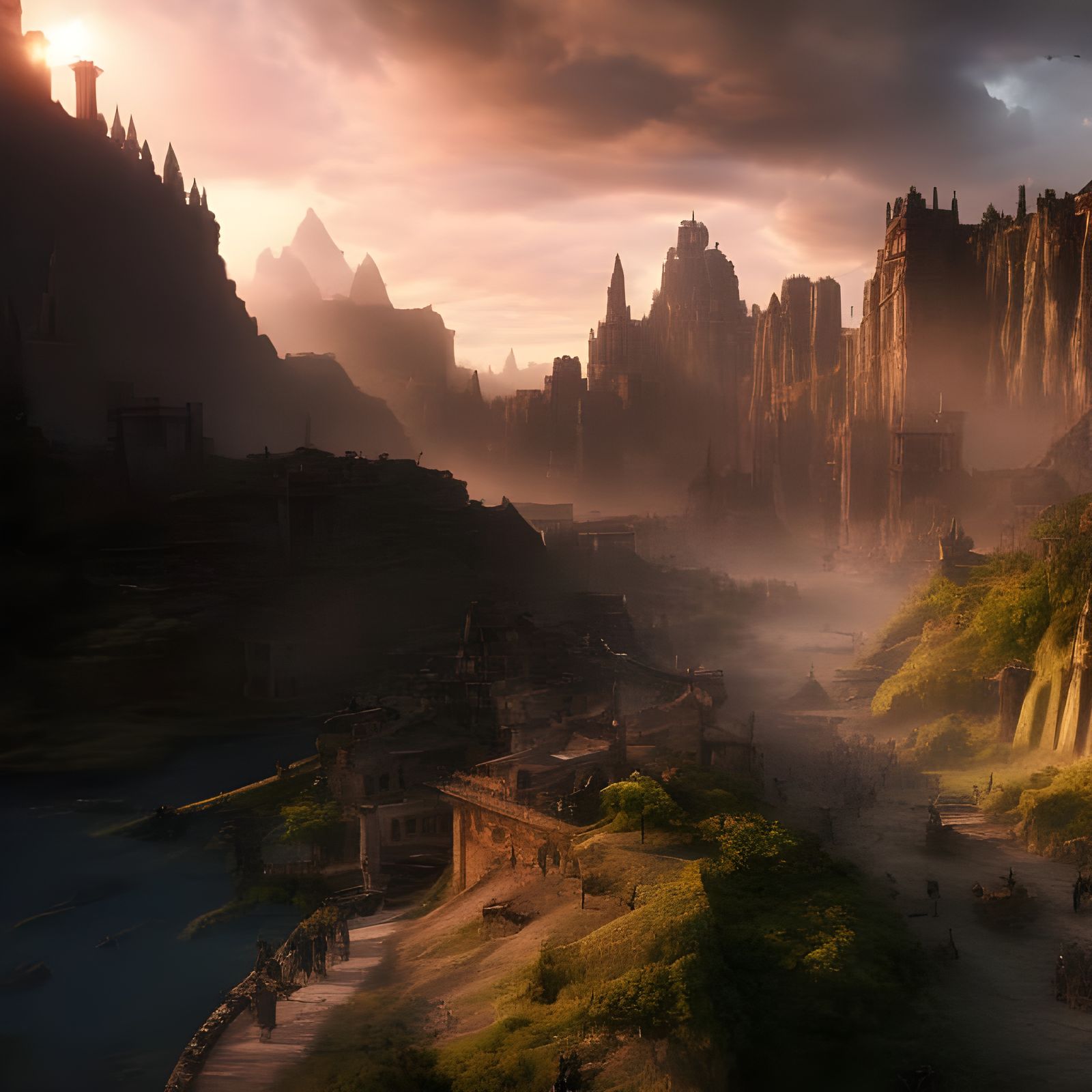 Diamond Dust at the Rubicon: A Hyperreal Beginning