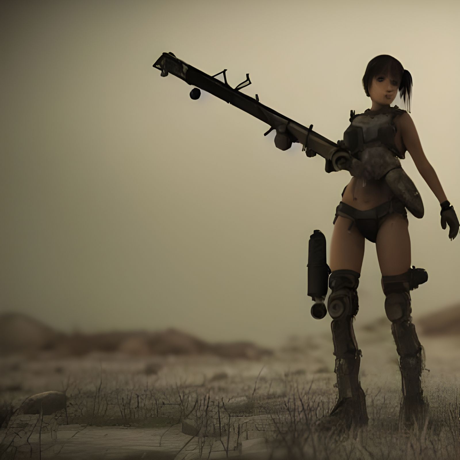 Post-Apocalyptic Weapon Girl: Fallout Mecha Musume