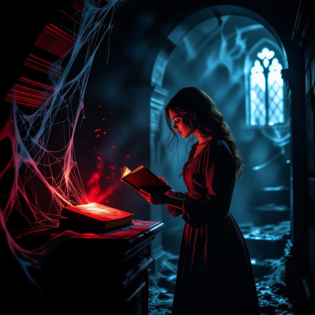 Haunted Mansion Basement Discovery: Glowing Diary Found