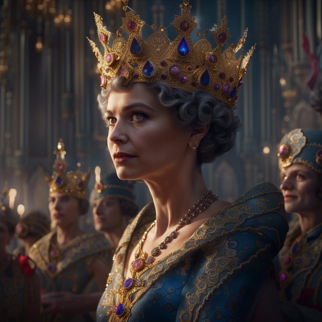 Queen's Coronation: Detailed Matte Painting in Unreal Engine