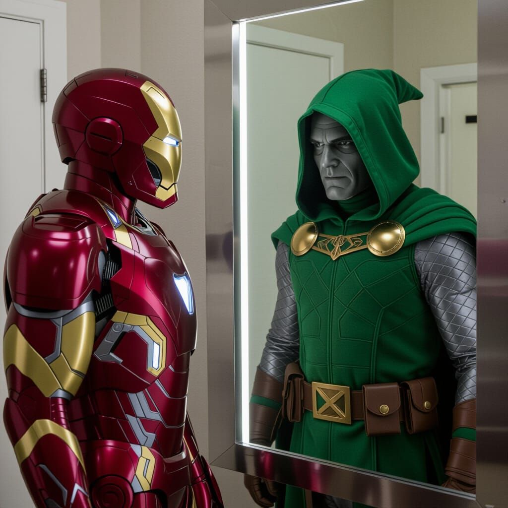 Iron Man's Dr. Doom Reflection
