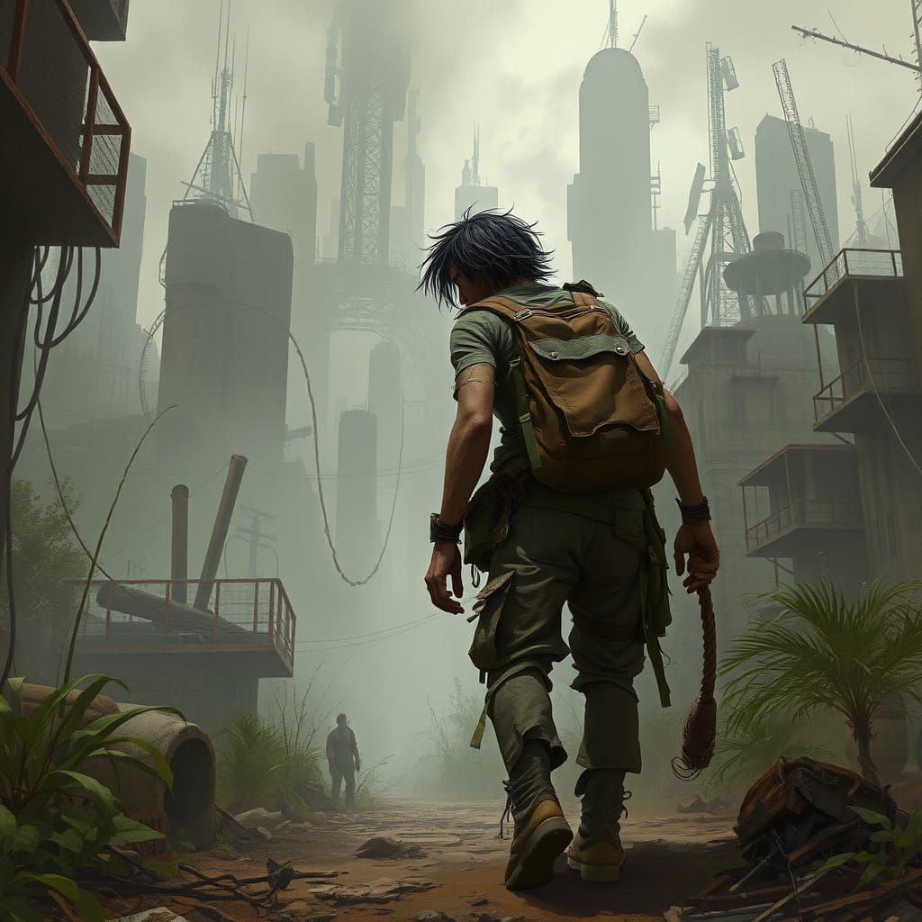 Survivor Explores Ruins of a Forgotten Metropolis