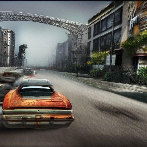 Burnout Paradise Matte Painting