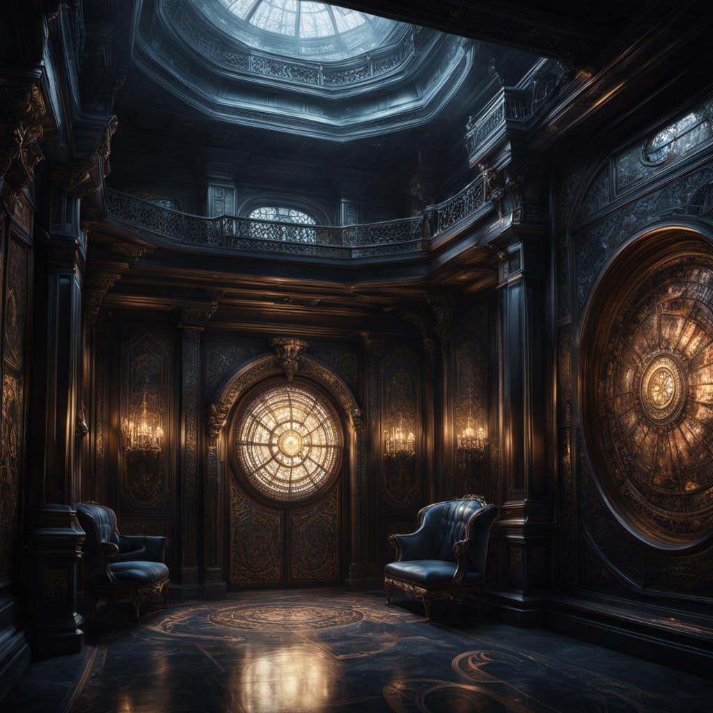 Luxurious Penthouse Villain Lair with Secret Labs