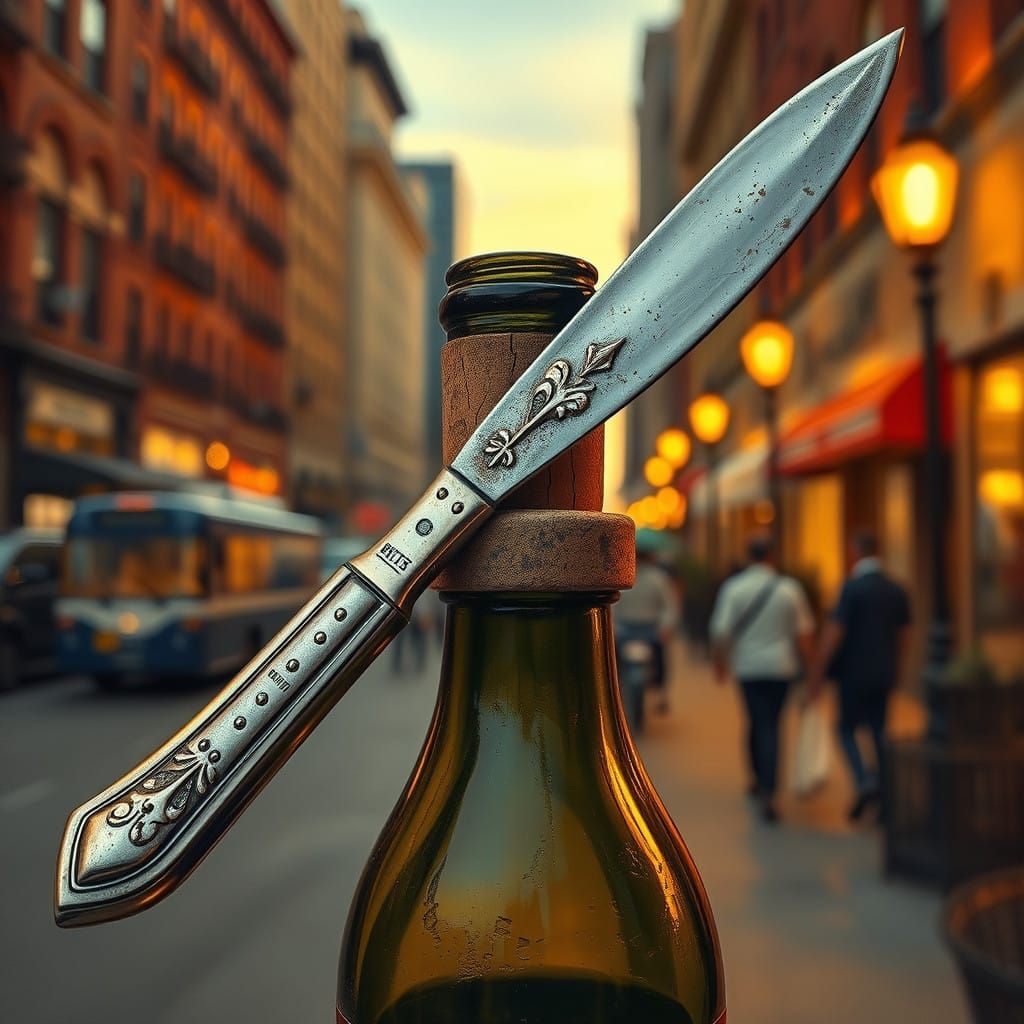 Vintage-Inspired Still Life in Classic New York City Evening