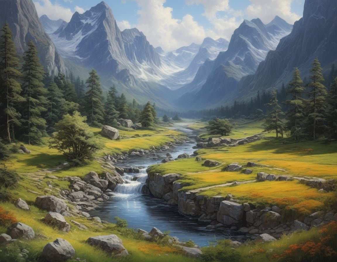 Distorted Reality in Ultra HD Landscape