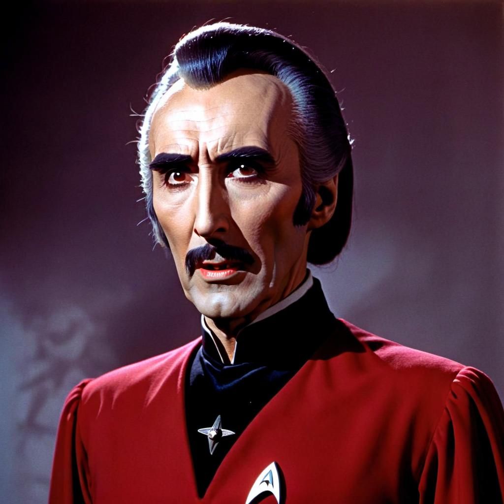 Christopher Lee as Dracula in Star Trek