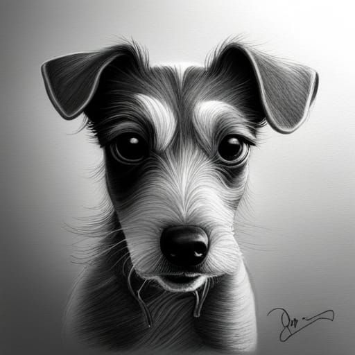 Jack Russell Terrier in My Little Pony Style