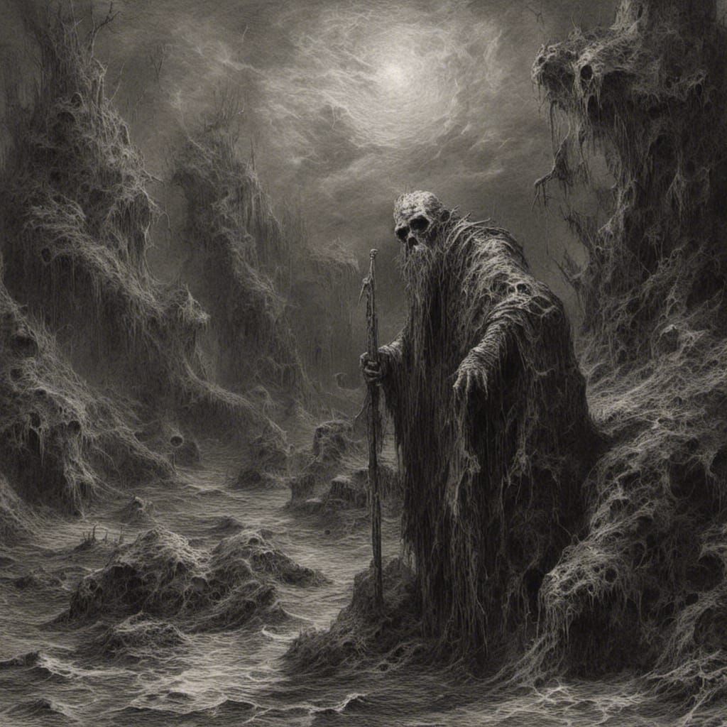 Dream-Quest Horror in Macabre Doré Style