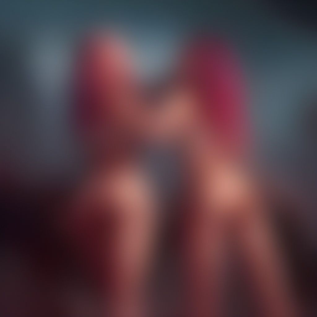 Blonde Women Play Fighting with Ripped Clothes