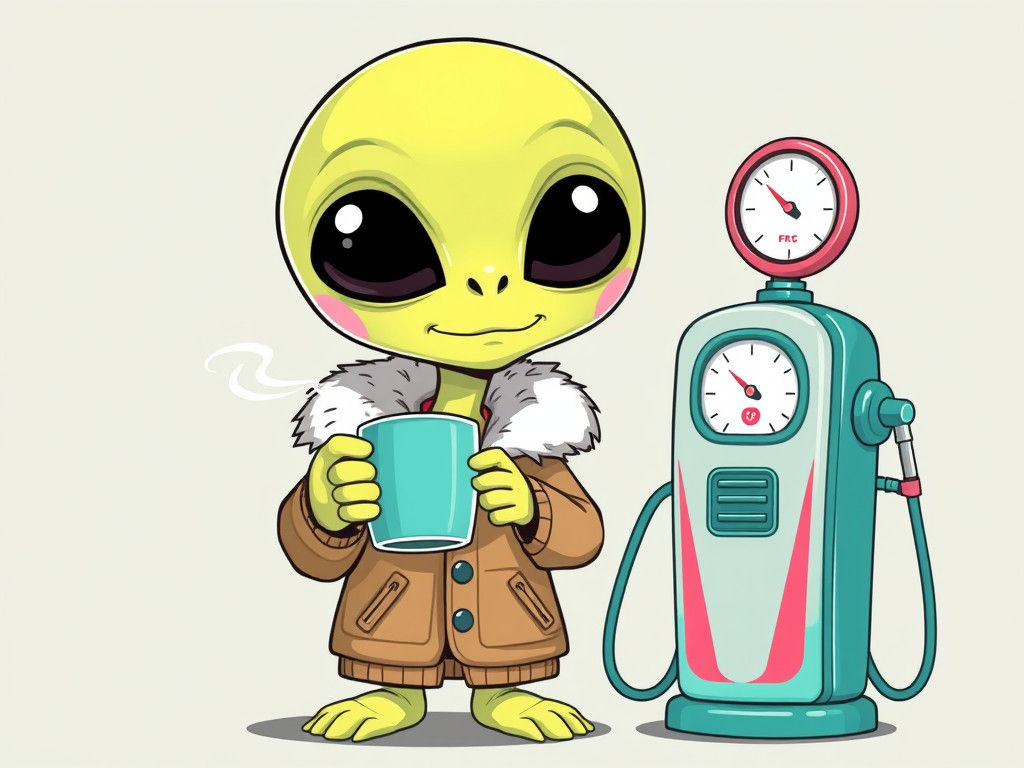 A sip of coffee while my saucer's charging!