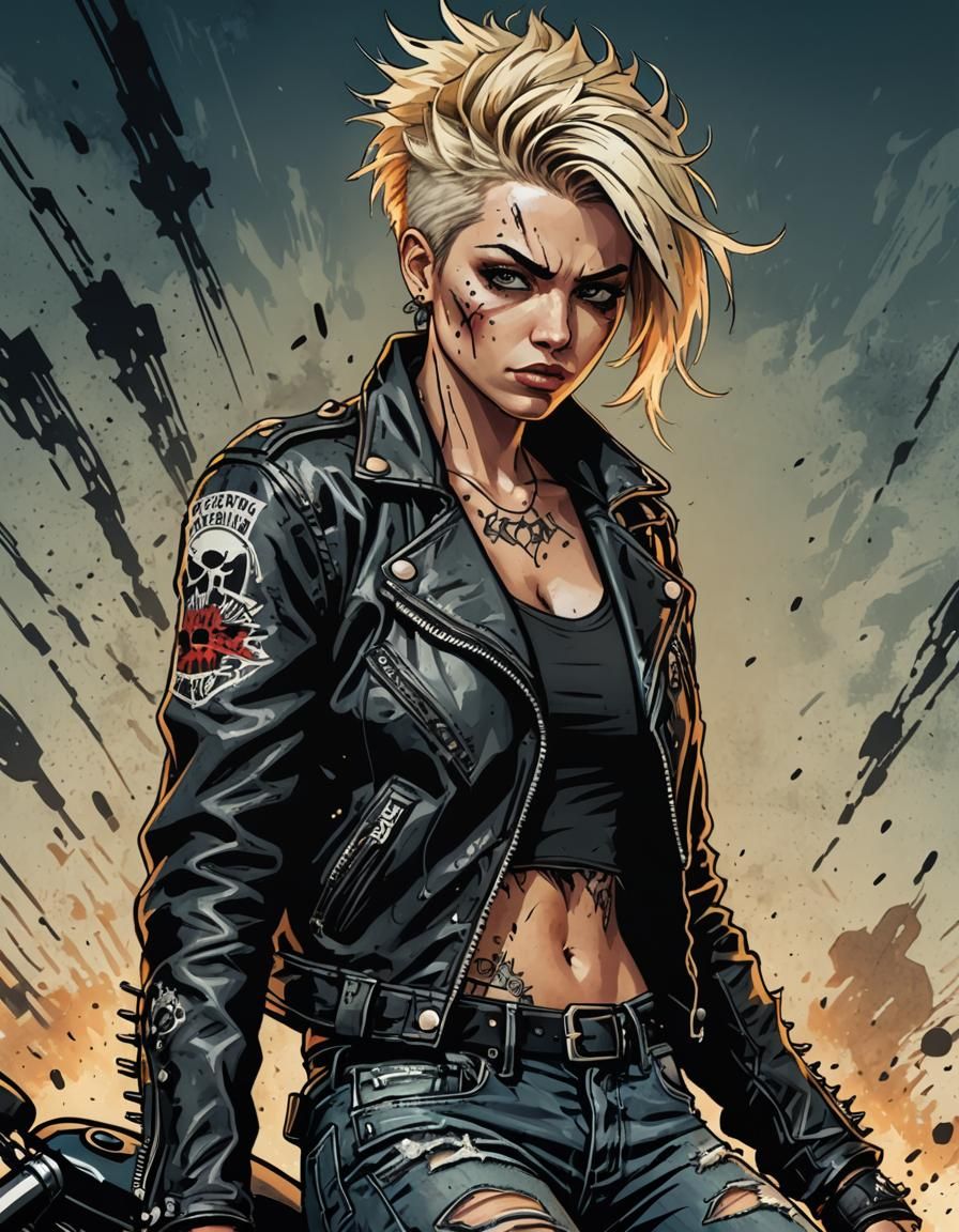 Road Rash Re-imagined | Female Biker