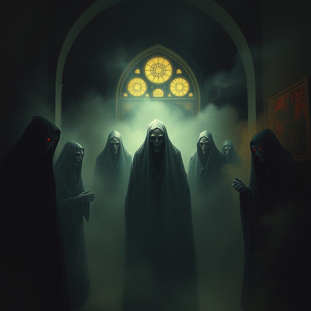 Mysterious Specters Conspire in the Shadows